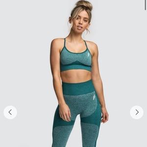 Light blue DOYOUEVEN sports bra